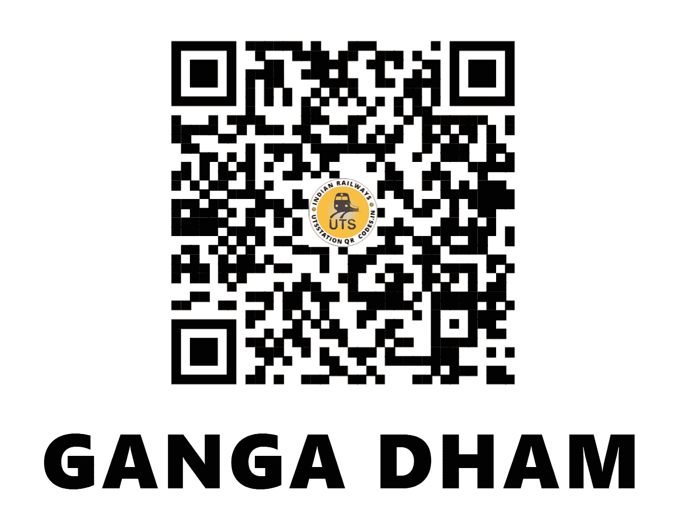 UTS QR Code for GANGA DHAM - GADM - NE (UTTAR PRADESH)